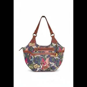 Sakroots Peace Nature Bird Fabric Shoulder Bag
